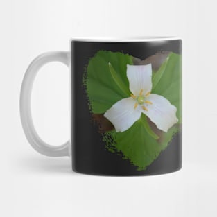 Trillium Heart Mug